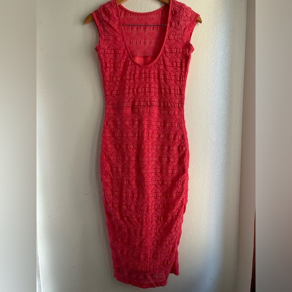 ASOS | Allover Lace Sheath Midi Dress - Picture 6 of 11